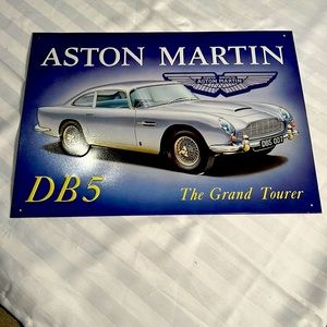 Aston Martin DB5 Tin Sign